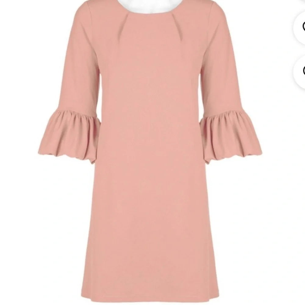 NWT Nina Leonard Blush Midi Dress. Size Medium - Picture 7 of 7